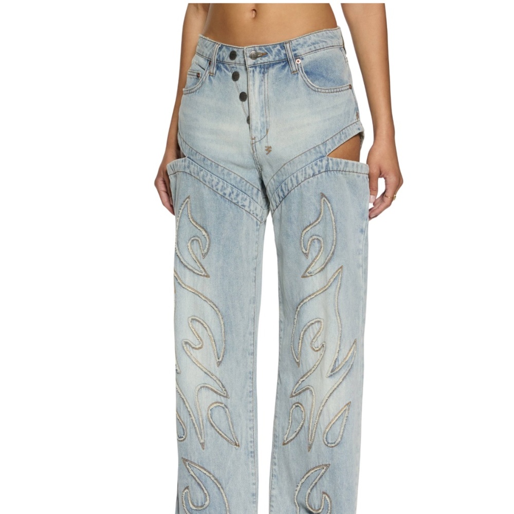 Ksubi Frontier Low Rider Paragon Patch jeans Cowboy Carter